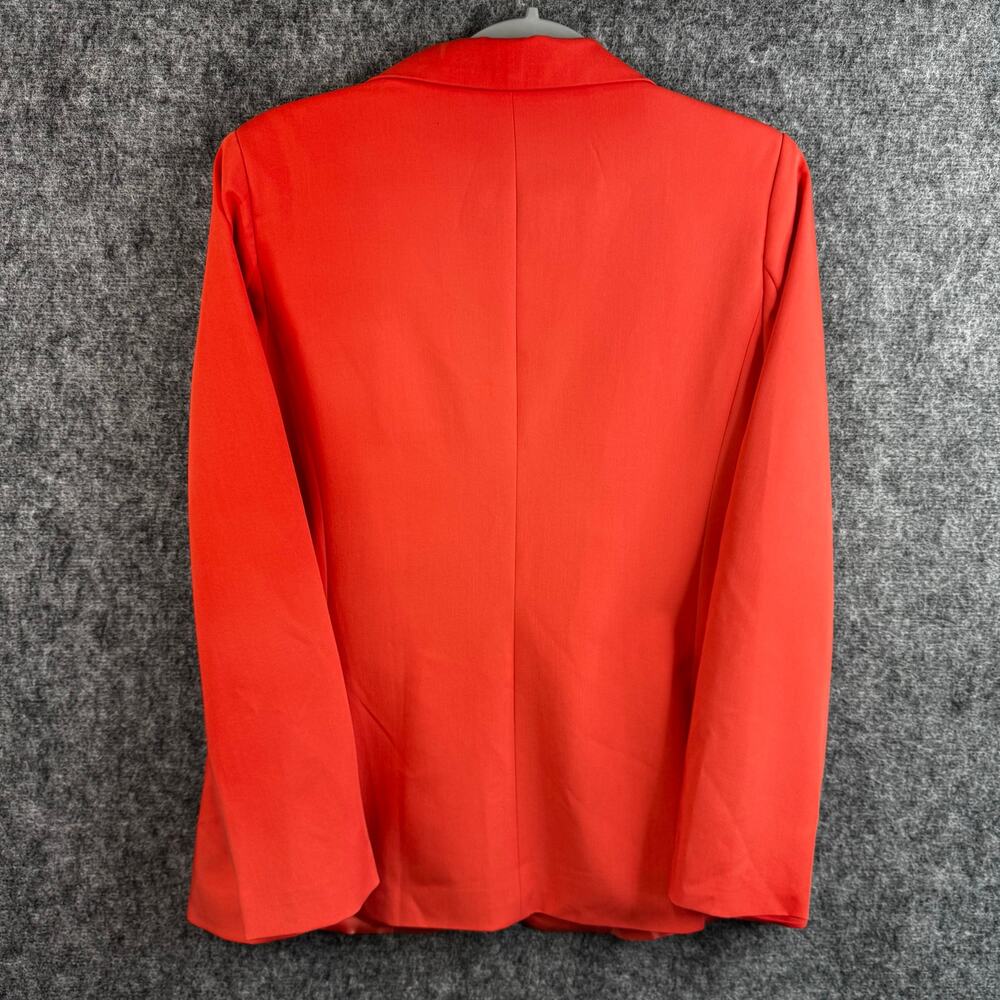 Cicy Bell Women's Tailored Blazer Jacket Orange Red Size Medium - Picture 2 of 9